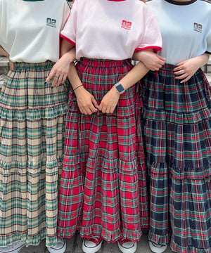 2ラインリボンビッグワッフルTシャツ