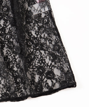 レースロングキャミワンピース