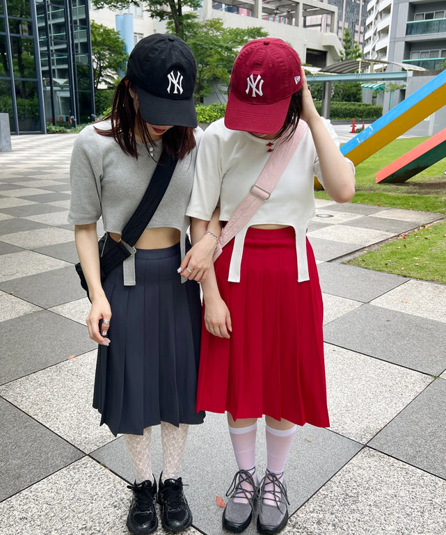 バラポイントガーターTシャツ