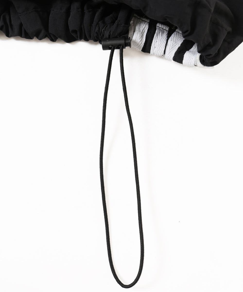 リボンラインナイロンロングスカート