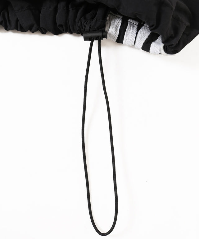 リボンラインナイロンロングスカート