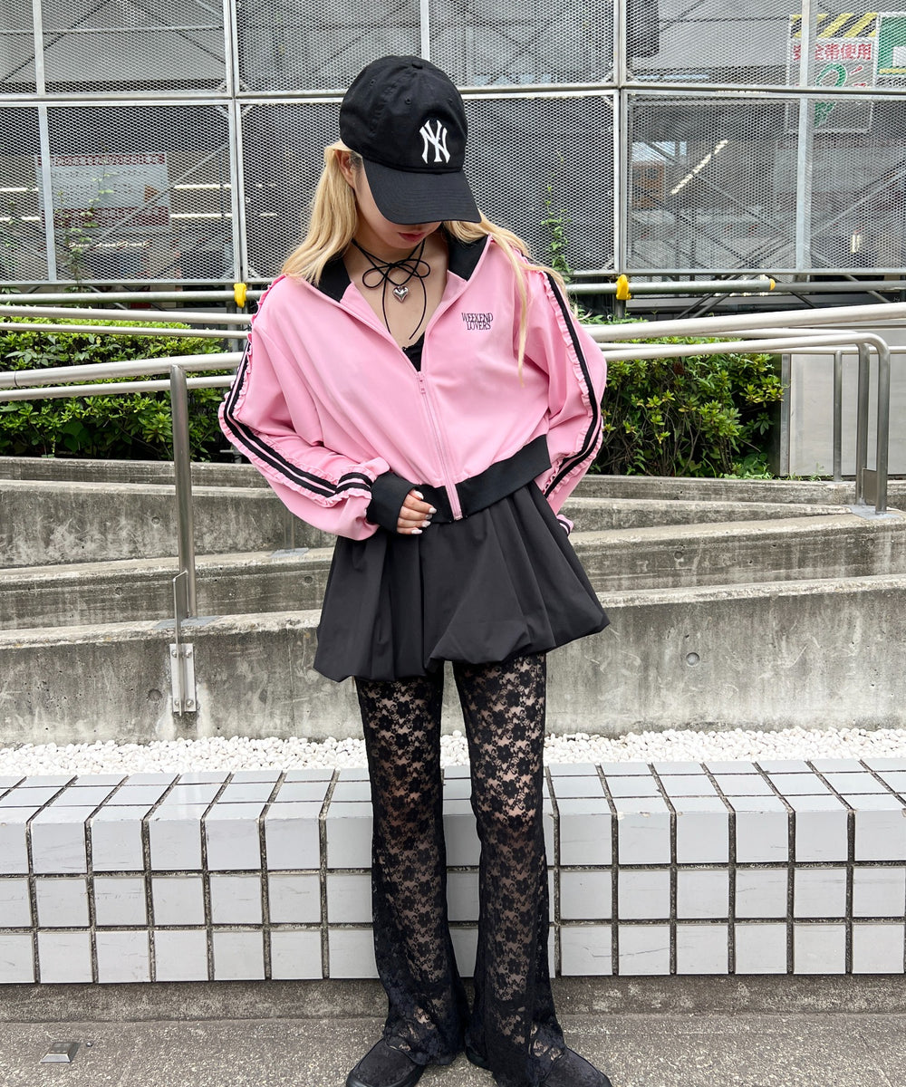 フリルラインショートジャージ