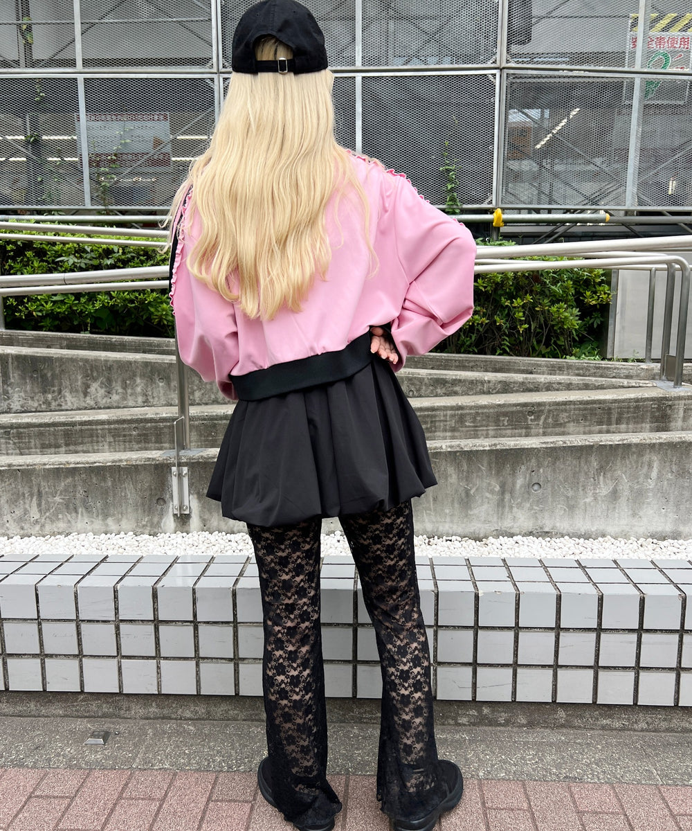 フリルラインショートジャージ