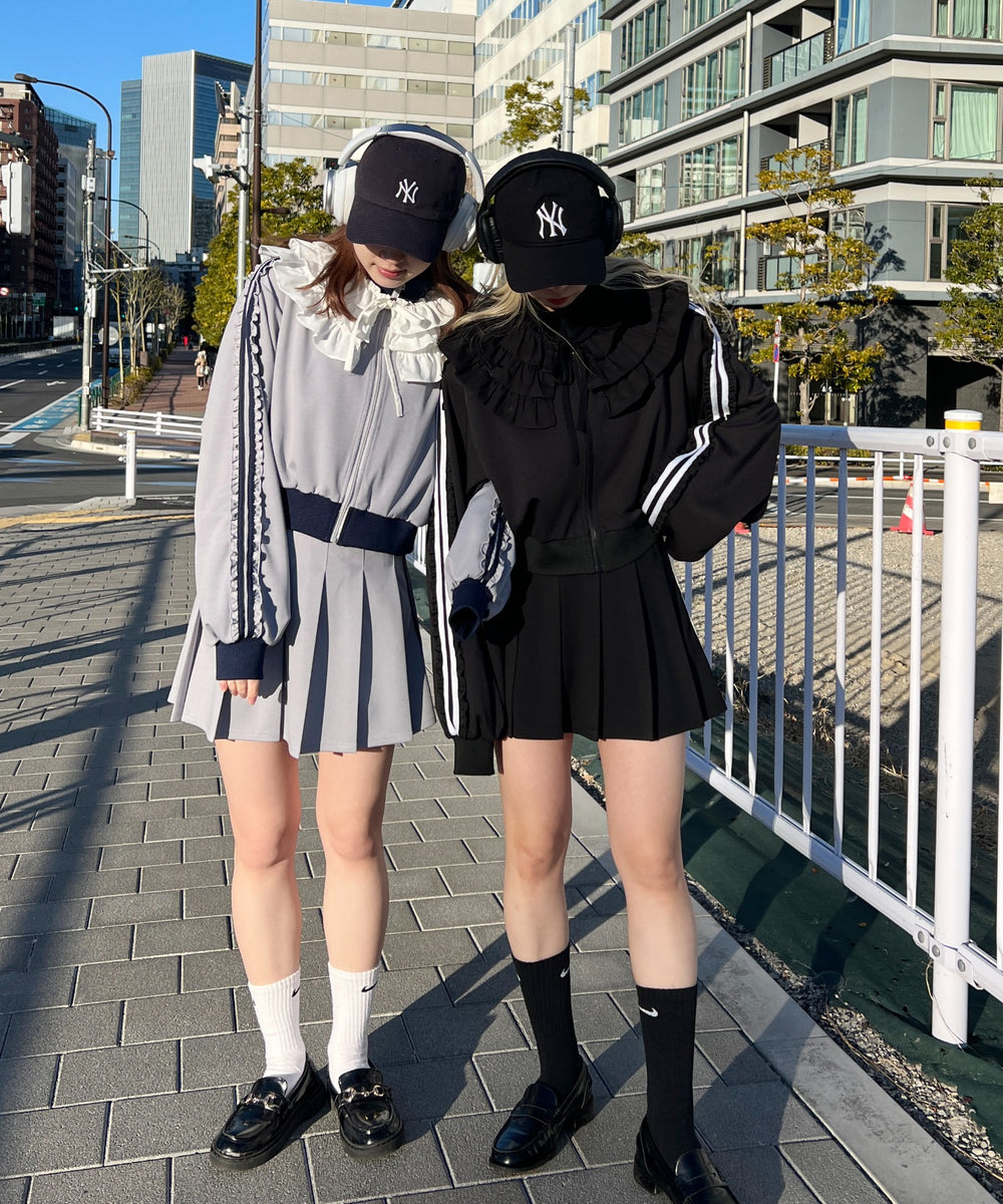 フリルラインショートジャージ