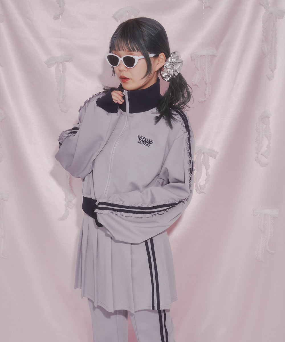 フリルラインショートジャージ