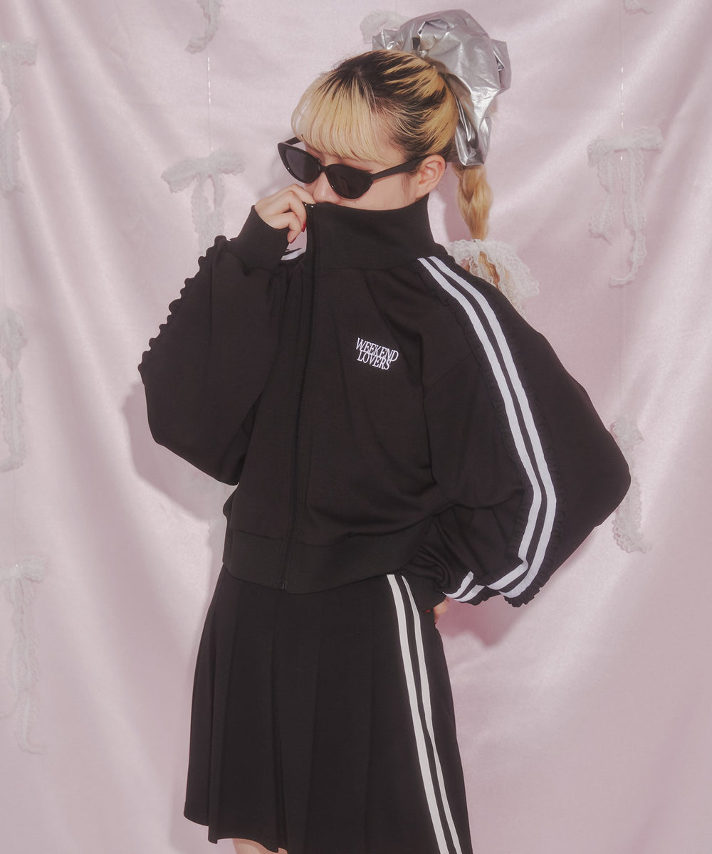 フリルラインショートジャージ