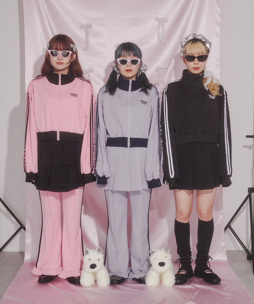 フリルラインショートジャージ