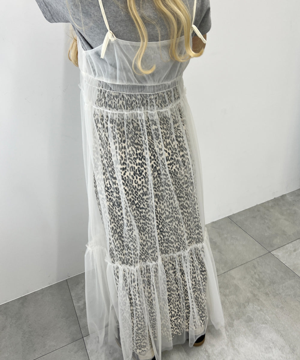 2WAYシアーロングワンピース