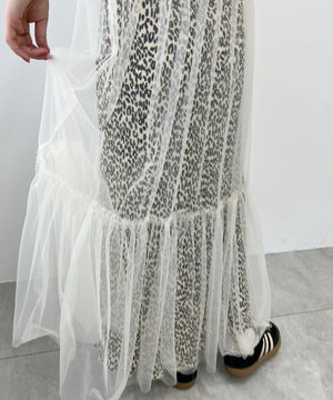 2WAYシアーロングワンピース