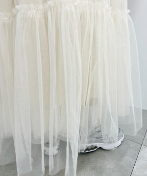 2WAYシアーロングワンピース