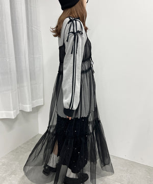 2WAYシアーロングワンピース