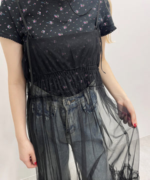 2WAYシアーロングワンピース