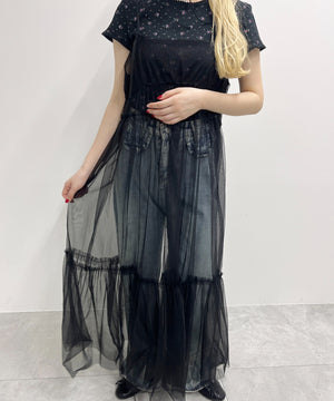 2WAYシアーロングワンピース