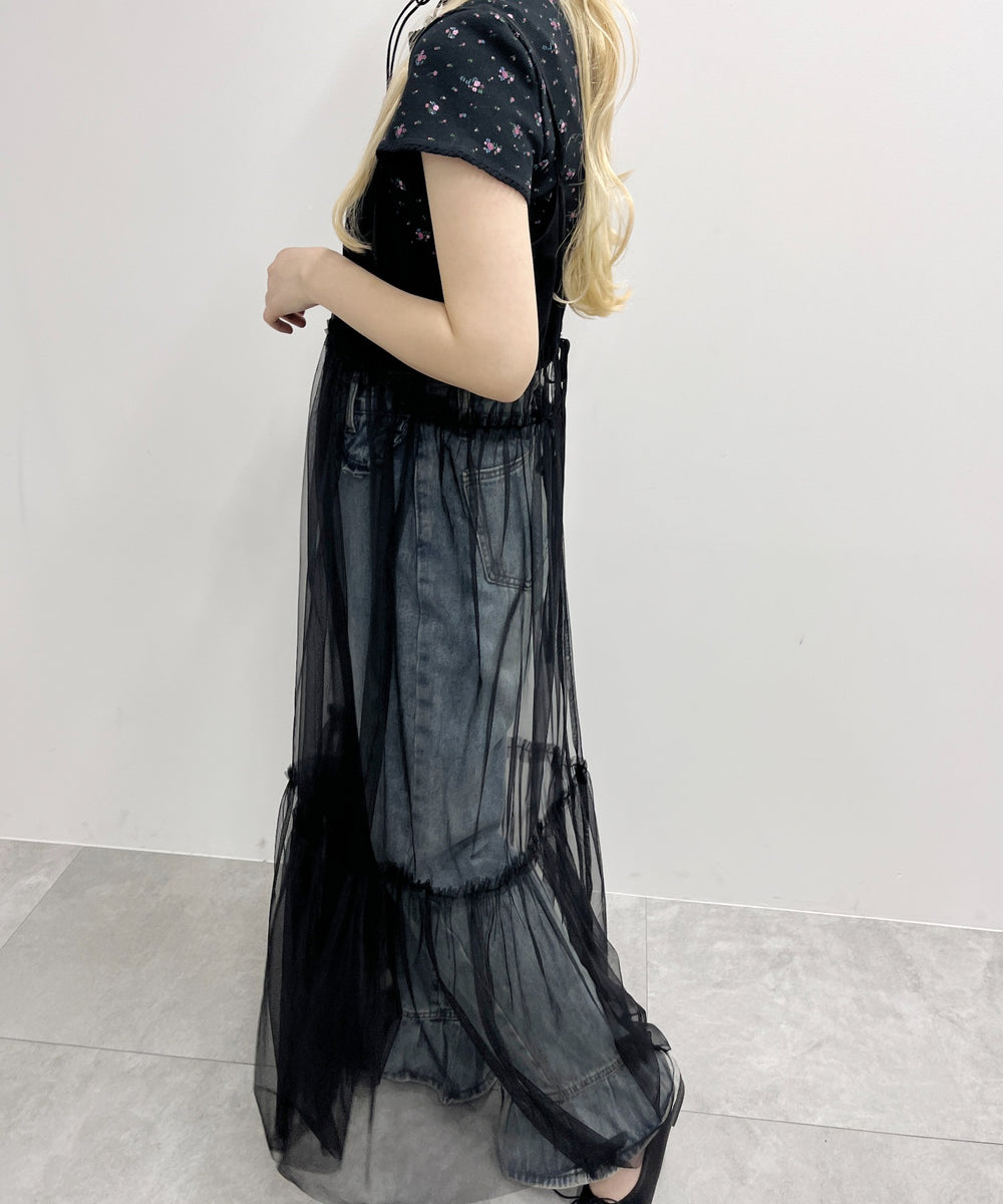 2WAYシアーロングワンピース