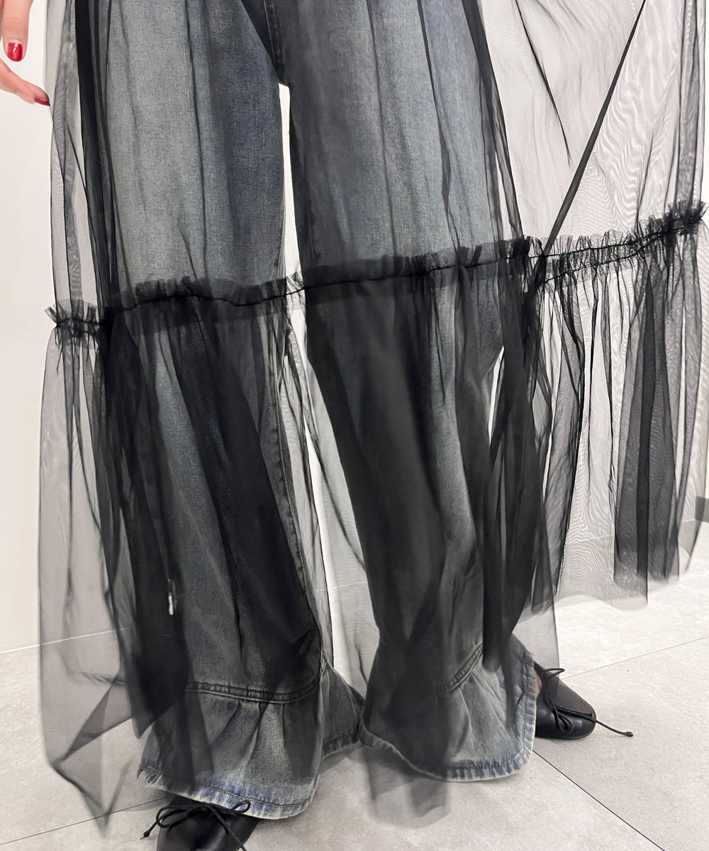 2WAYシアーロングワンピース