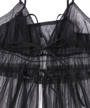 2WAYシアーロングワンピース