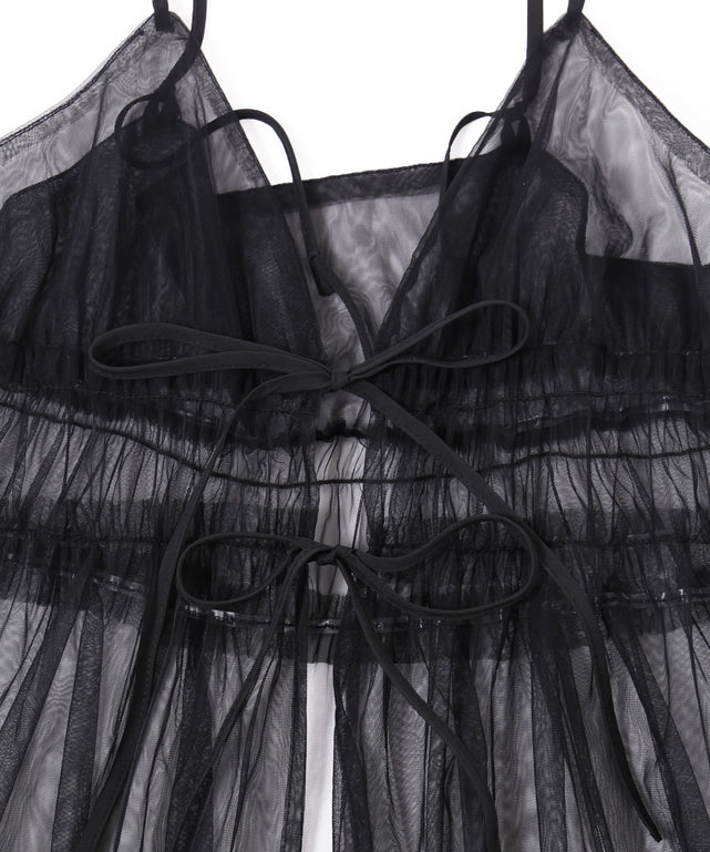 2WAYシアーロングワンピース