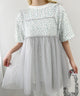 シアーキャミワンピース/グレー モデル：160㎝ F着用
