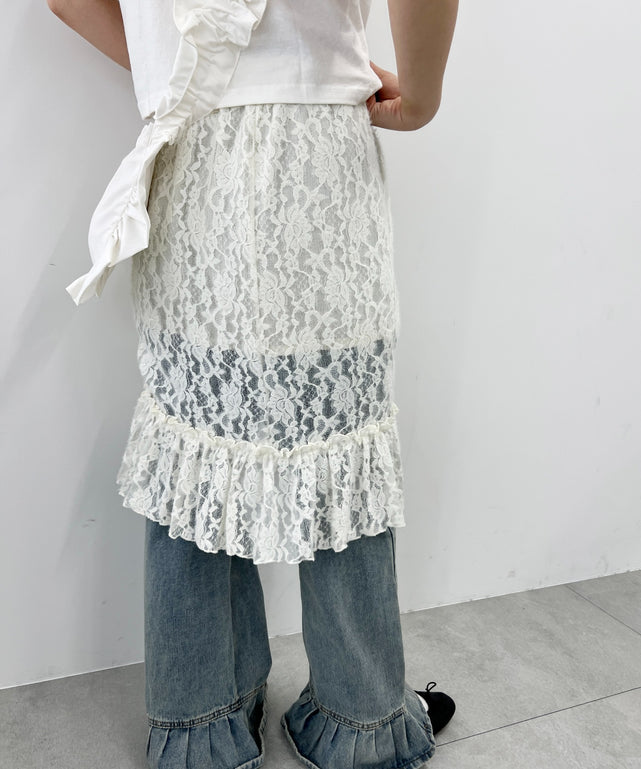 リボンドロストレースミドルスカート – WEGO ONLINE STORE