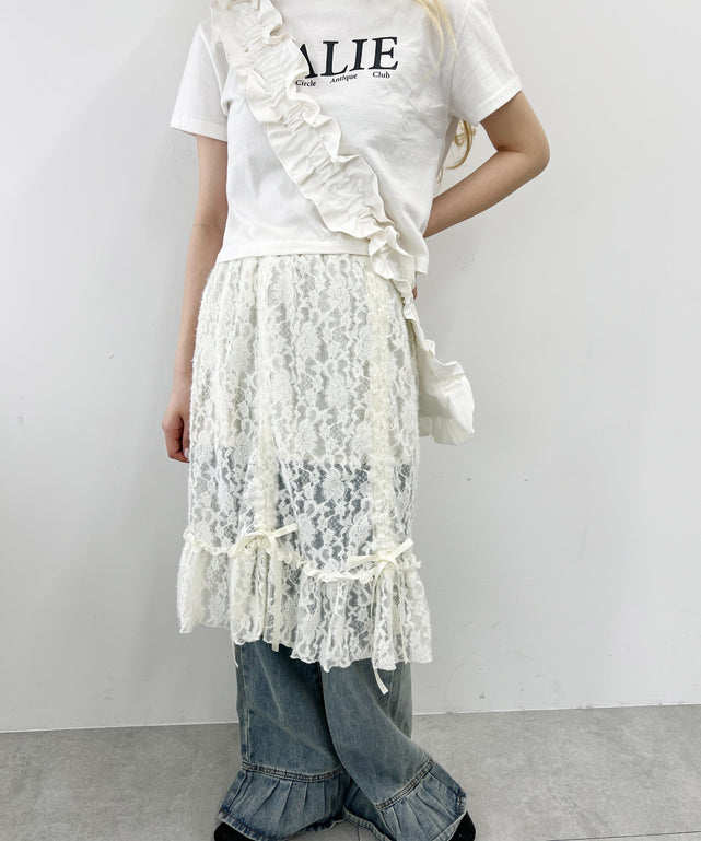 リボンドロストレースミドルスカート – WEGO ONLINE STORE