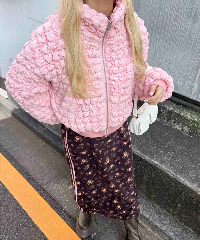 ポコポコ中綿ジャケット