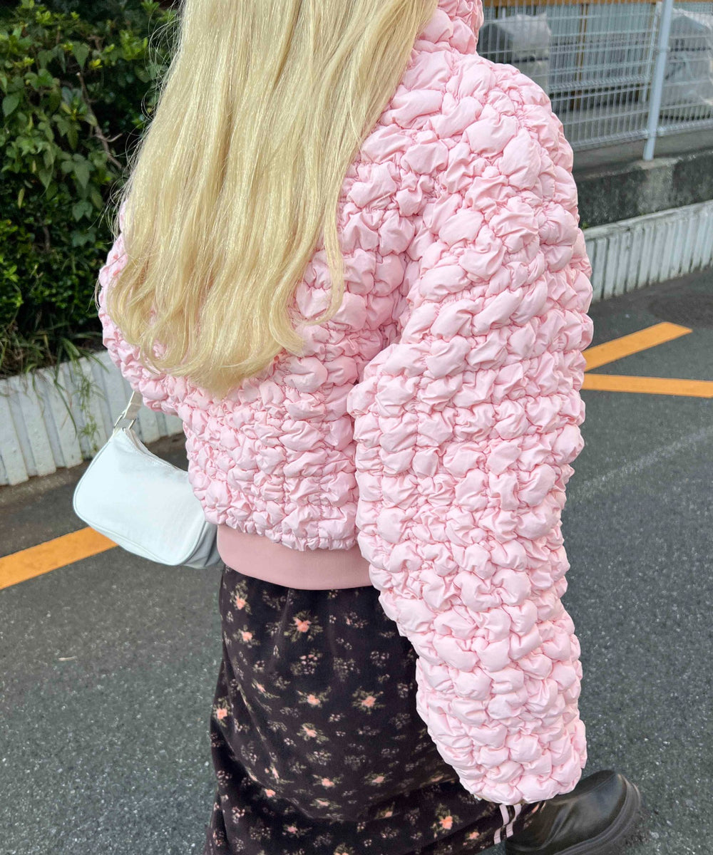 ポコポコ中綿ジャケット