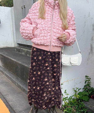 ポコポコ中綿ジャケット