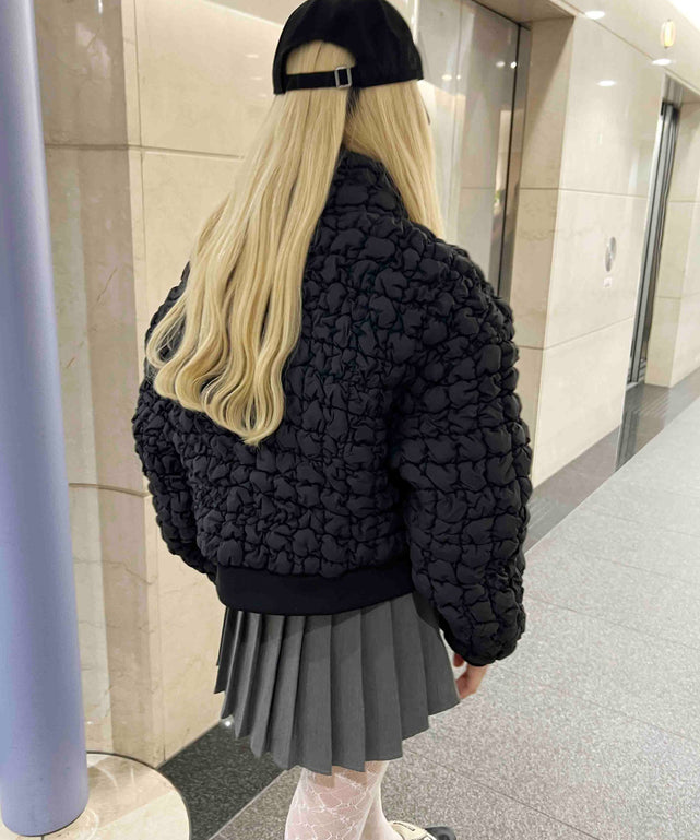 ポコポコ中綿ジャケット