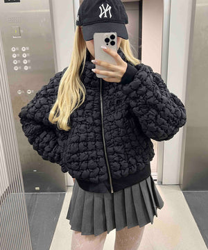 ポコポコ中綿ジャケット