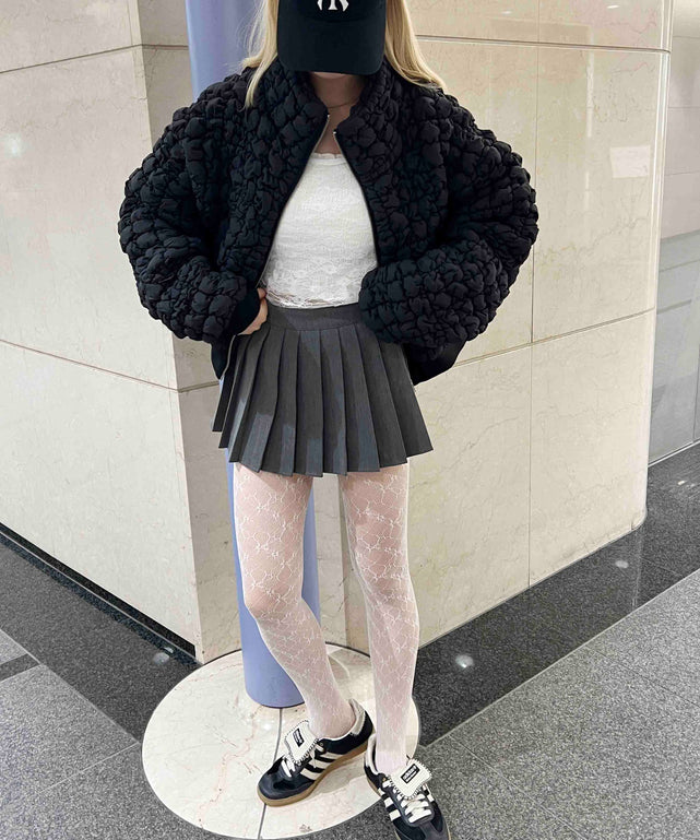 ポコポコ中綿ジャケット