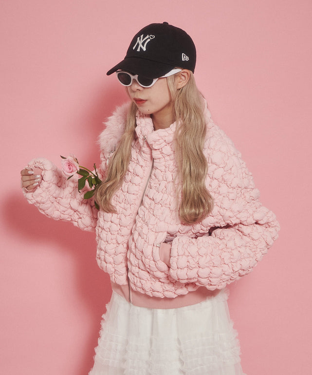 ピンク モデル：160㎝ F着用