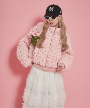 ポコポコ中綿ジャケット