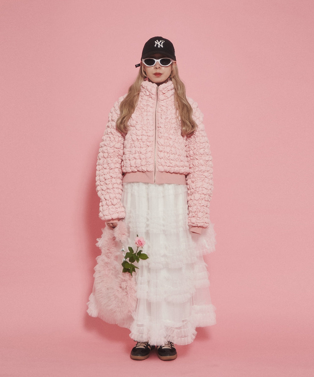 ポコポコ中綿ジャケット