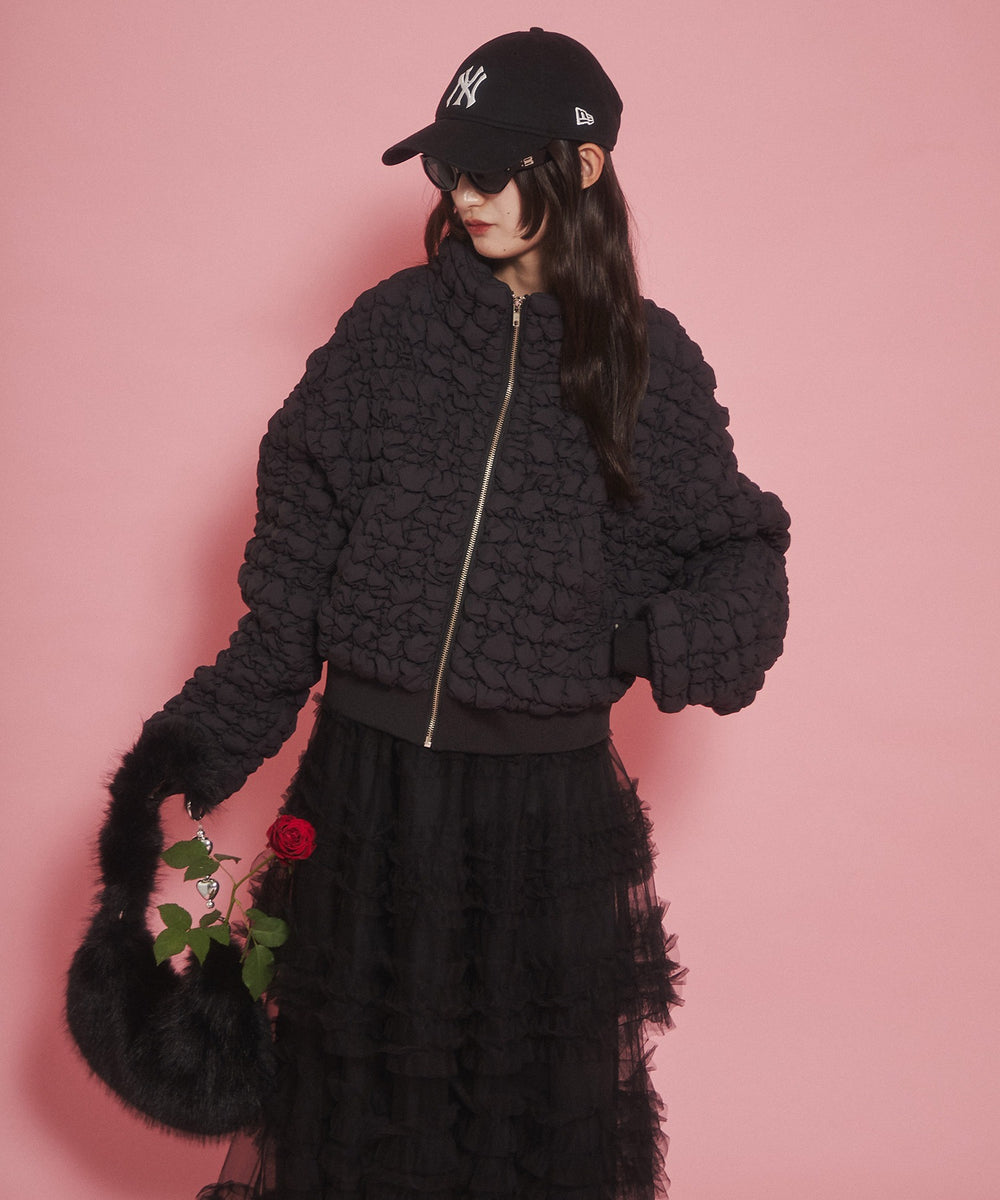 ポコポコ中綿ジャケット