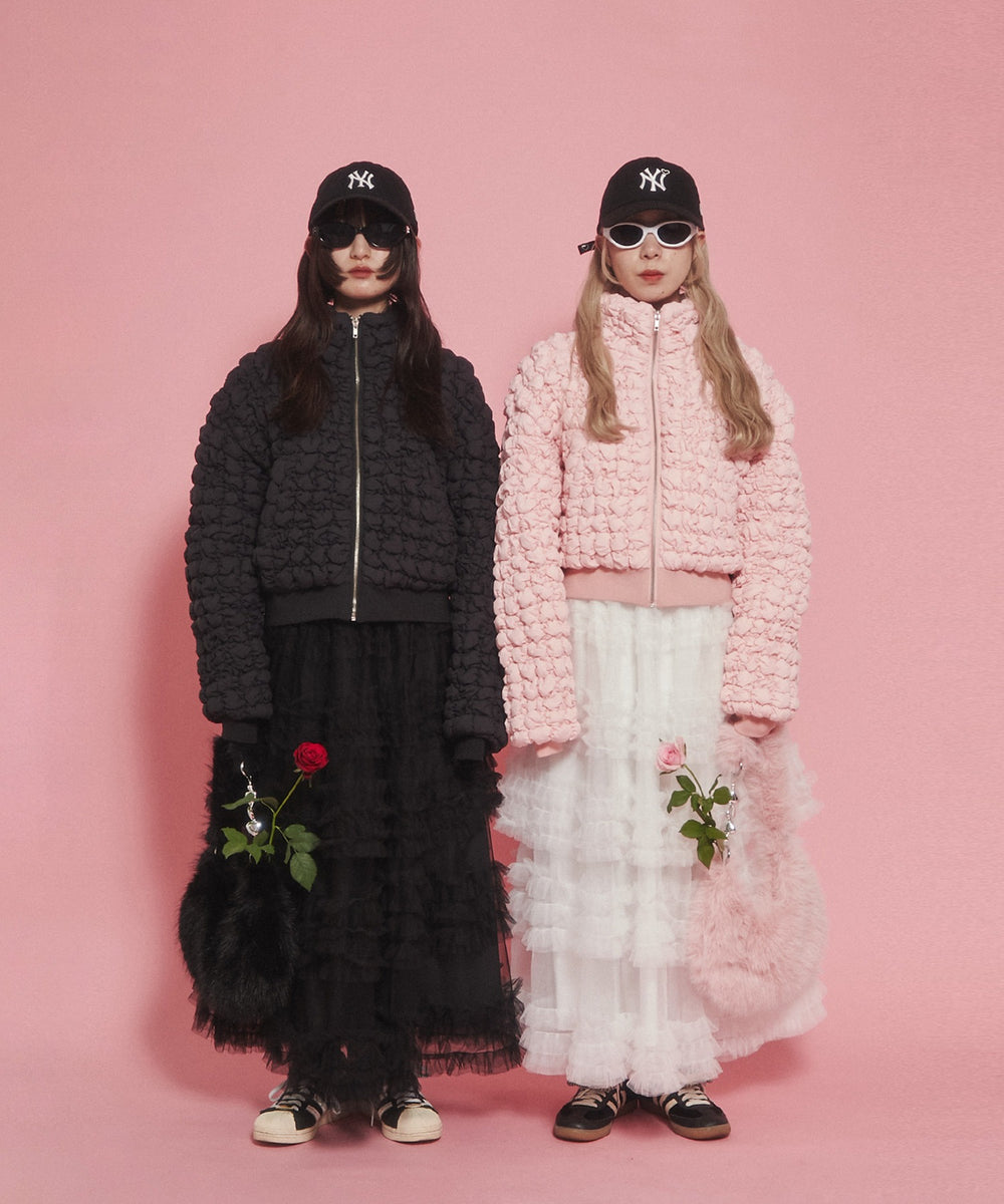 ポコポコ中綿ジャケット