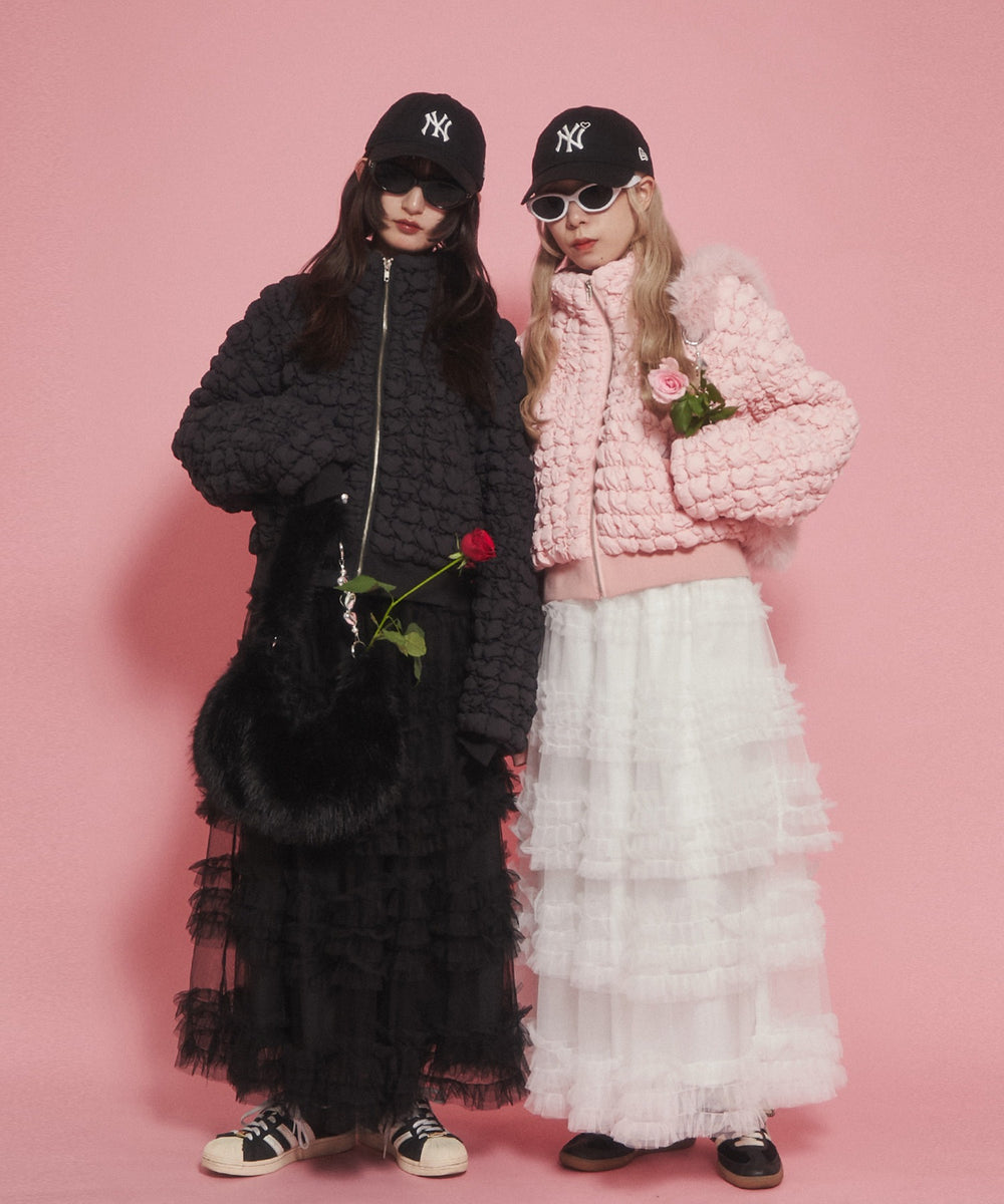 ポコポコ中綿ジャケット