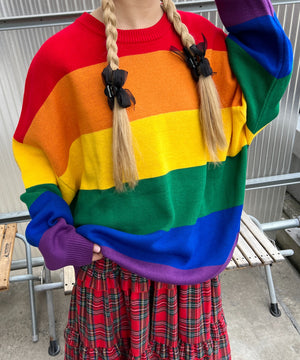 レインボービッグニット