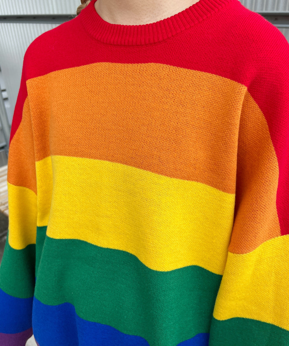 レインボービッグニット