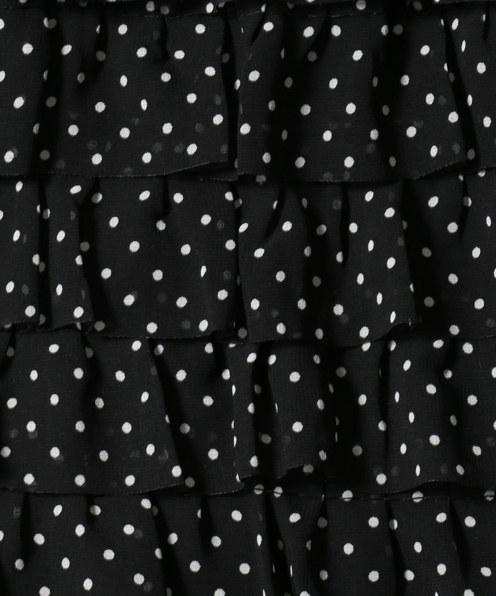 ドットミニティアードロングスカート