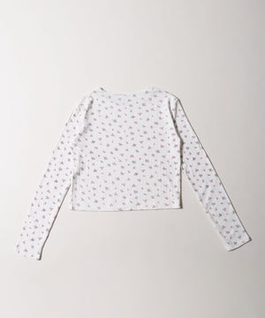 フラワーパターントップス