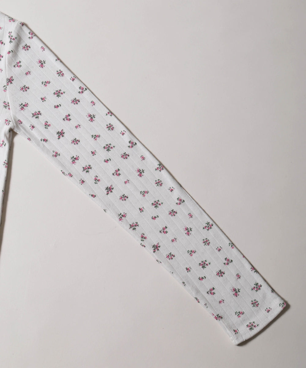 フラワーパターントップス