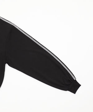 レース襟トラックジャケット