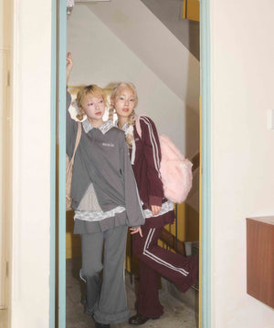 スカートレイヤードトラックパンツ