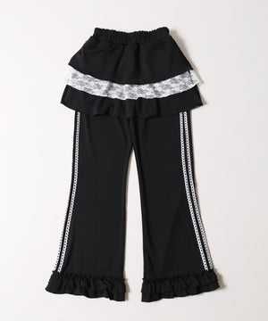 スカートレイヤードトラックパンツ