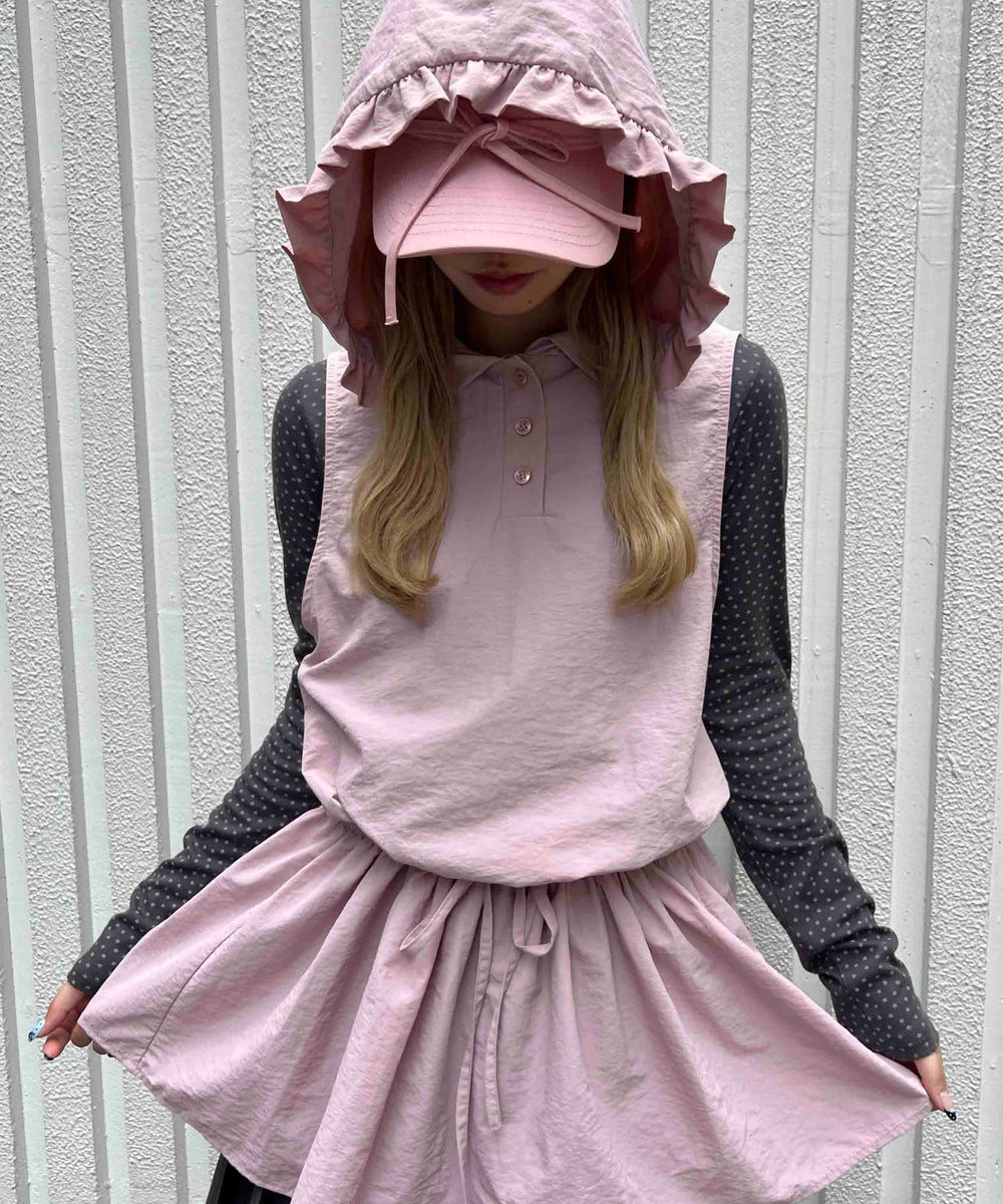 ピンク モデル：160㎝ F着用