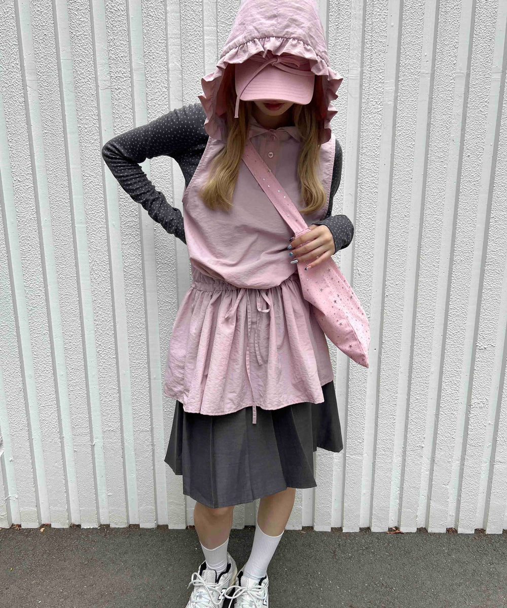 ピンク モデル：160㎝ F着用