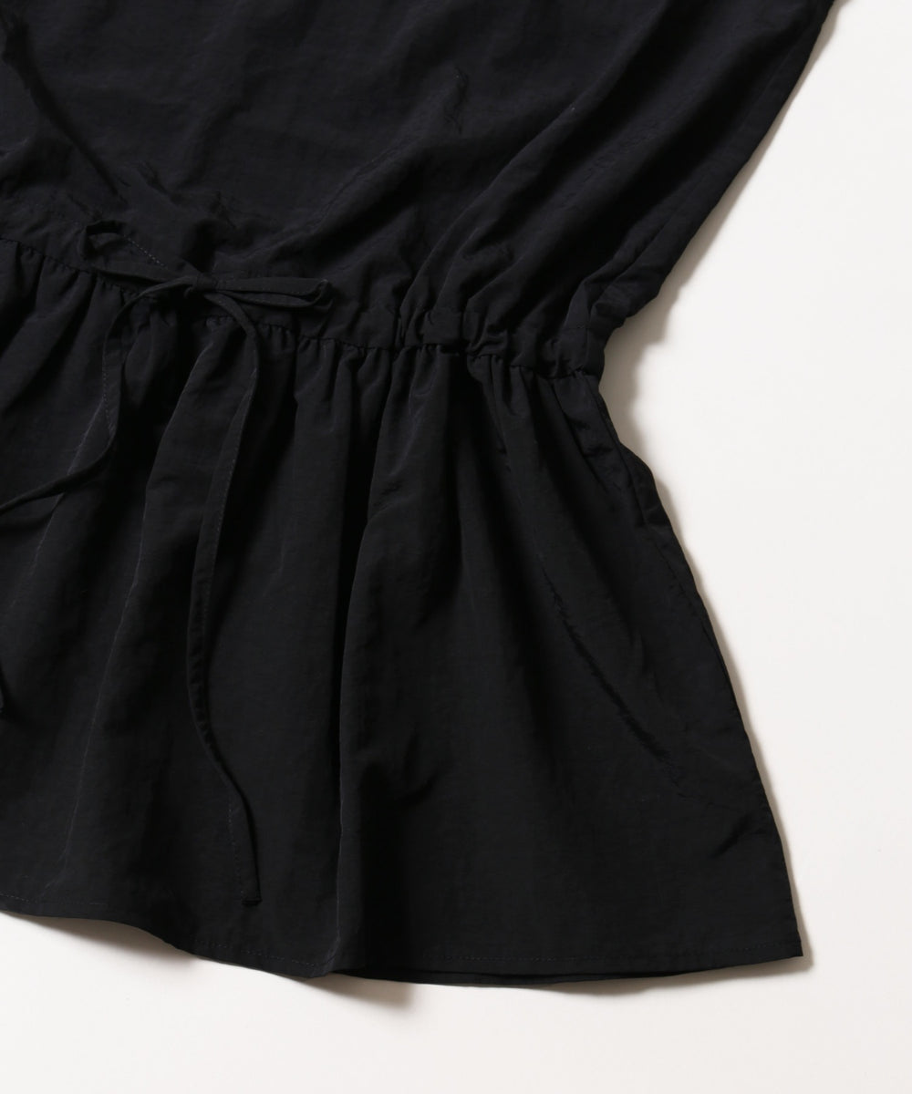 フリルフードワンピース