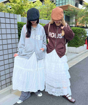 パッチワークロゴパーカー