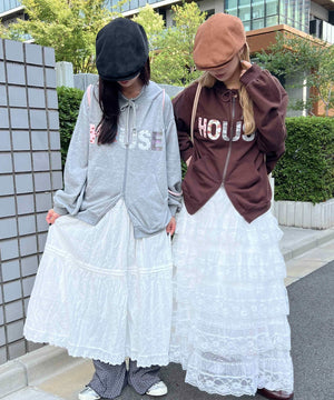 パッチワークロゴパーカー