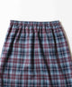 ヘムフリルチェックロングスカート